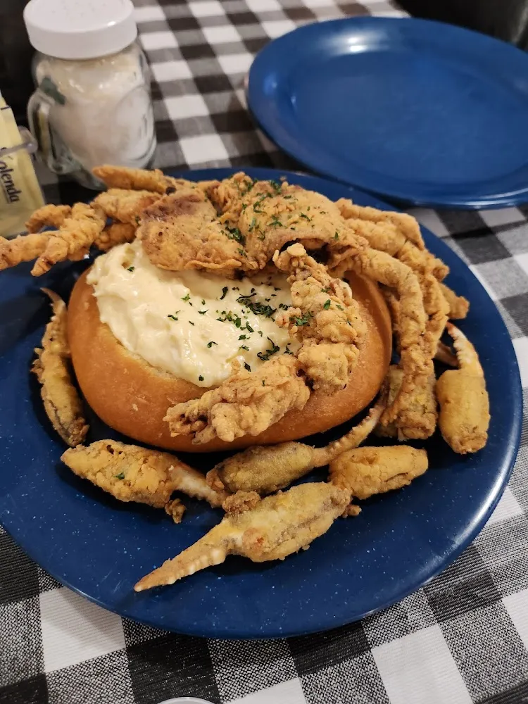 Fried Soft-Shell Crab Platter